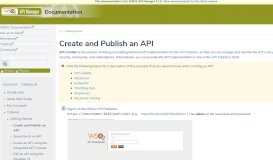 
							         Create and Publish an API - API Manager 2.1.0 - WSO2 Documentation								  
							    