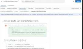 
							         Create digital sign-in sheets for events - G Suite Learning Center								  
							    