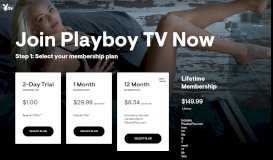 
							         Create Free Account | Playboy TV								  
							    