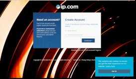 
							         Create New Account - IP.com - Sign In - IP.com								  
							    