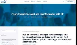 
							         Create Passport Account and Link Warranties with HP - Dasher								  
							    