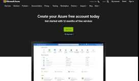 
							         Create your Azure free account today | Microsoft Azure								  
							    