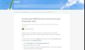 
							         Create your EWS Account and access your Distributor Area ...								  
							    