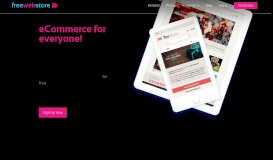 
							         Create your Free eCommerce Website with Freewebstore								  
							    