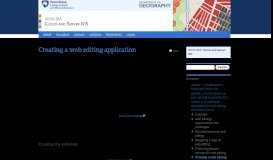 
							         Creating a web editing application | GEOG 865: Cloud GIS								  
							    