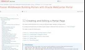 
							         Creating and Editing a Portal Page - Oracle Help Center								  
							    