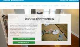 
							         Creating happy renters. - Be happy renting								  
							    