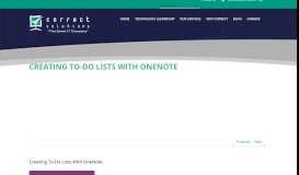 
							         Creating To-Do Lists With OneNote - Correct Solutions								  
							    