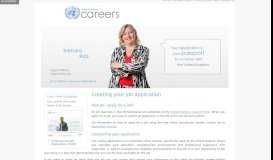 
							         Creating your job application - UN Careers - the United Nations								  
							    