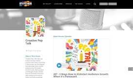 
							         Creative Pep Talk | Listen via Stitcher for Podcasts								  
							    