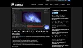 
							         Creative Uses of FLUX | After Effects Tutorial | Mettle								  
							    
