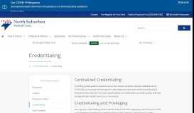 
							         Credentialing Portal | North Suburban								  
							    