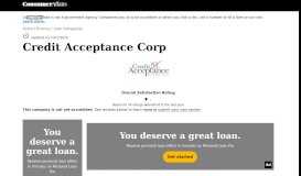 
							         Credit Acceptance Corp 644 Reviews and Complaints - Read Before ...								  
							    