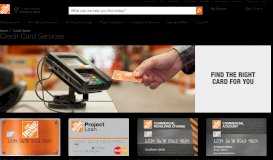 
							         Credit Card Offers - The Home Depot								  
							    