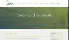 
							         Credit Card Terminals | CSNA | Ireland								  
							    