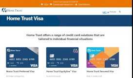 
							         Credit Cards – Home Trust								  
							    