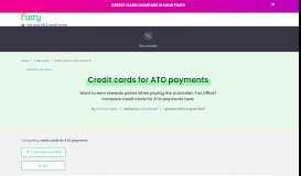
							         Credit Cards that Earn Rewards on ATO Payments								  
							    