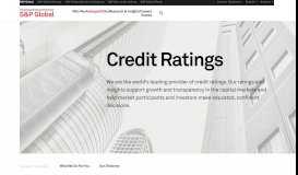 
							         Credit Ratings | S&P Global								  
							    