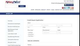 
							         Credit Repair Application | KeyPoint Credit Services								  
							    