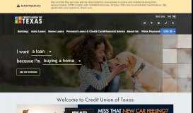 
							         Credit Union of Texas: Auto, Banking, Home Loans								  
							    