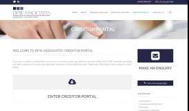 
							         Creditor Portal | DFW Associates								  
							    