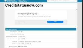 
							         Creditstatusnow : Login- Status Portal								  
							    