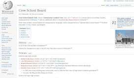 
							         Cree School Board - Wikipedia								  
							    