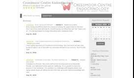 
							         Creedmoor Centre Endocrinology - Solutionreach								  
							    