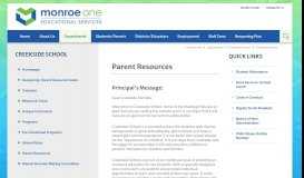 
							         Creekside School / Parent Resources - Monroe #1 BOCES								  
							    