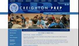 
							         Creighton Prep: Parent Pulse - Creighton University								  
							    