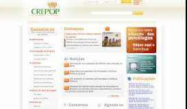 
							         CREPOP - Portal do Centro de Referência Técnica em Psicologia e ...								  
							    