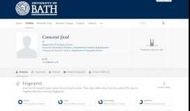 
							         Crescent Jicol — the University of Bath's research portal								  
							    