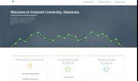
							         Crescent University, Abeokuta | Citadel of Academic and Moral ...								  
							    