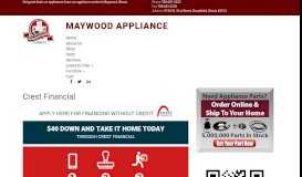 
							         Crest Financial - maywood appliance								  
							    