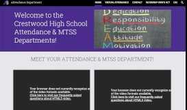 
							         Crestwood High | Attendance - Crestwood High School's - Sumter ...								  
							    