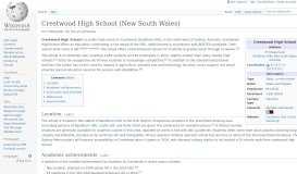 
							         Crestwood High School (New South Wales) - Wikipedia								  
							    