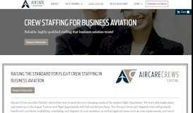 
							         Crew Staffing - Aircare International								  
							    