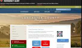 
							         Crime Prevention Task Force | Lancaster County, PA - Official Website								  
							    