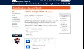 
							         Criminal Background Check (CBC) | Human Resources | UTSA | The ...								  
							    