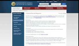 
							         Criminal Record Requests - County of Alameda - Superior Court of ...								  
							    
