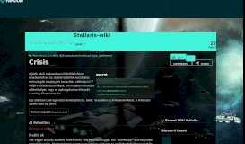
							         Crisis | Stellaris-wiki | FANDOM powered by Wikia								  
							    