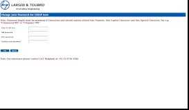 
							         Crisp Password Portal - Larsen & Toubro								  
							    