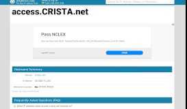 
							         Crista.net - CRISTA Remote Access Portal								  
							    