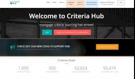
							         Criteria Hub | The mortgage intermediary criteria portal								  
							    