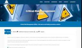 
							         Critical Risk Management (CRM) – Forwood Safety - Fatality ...								  
							    