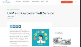 
							         CRM and Customer Self Service - CRM Switch								  
							    
