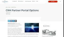 
							         CRM Partner Portal Options - CRM Switch								  
							    