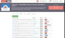 
							         CRMJetty - SuiteCRM Customer Portal for WordPress | Support								  
							    