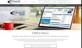 
							         CRMLS Matrix Login - California Regional Multiple Listing Service								  
							    