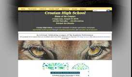 
							         Croatan High School: Home Page								  
							    